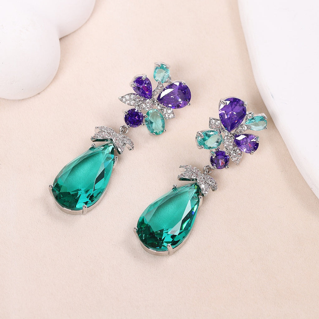 Earrings Light Luxury High Grade Water Drop Earrings