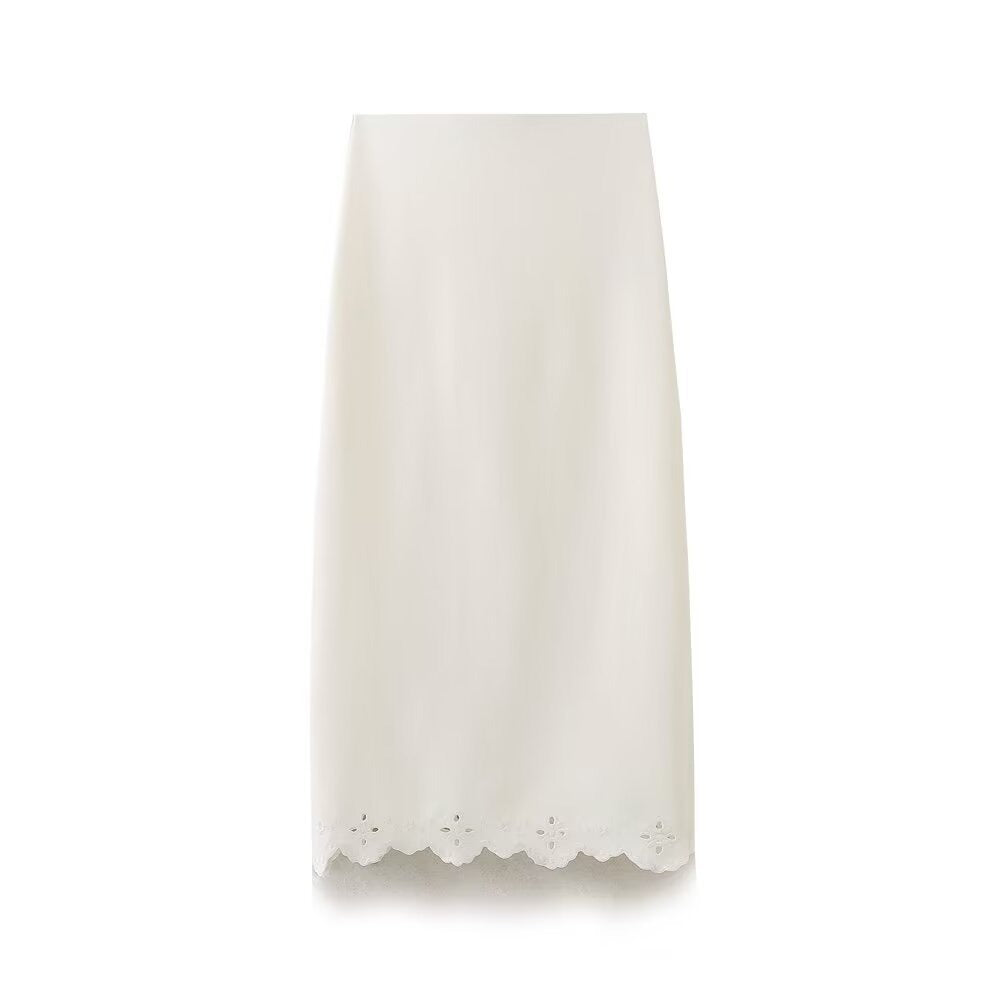 Fashion embroidered top+skirt set for women