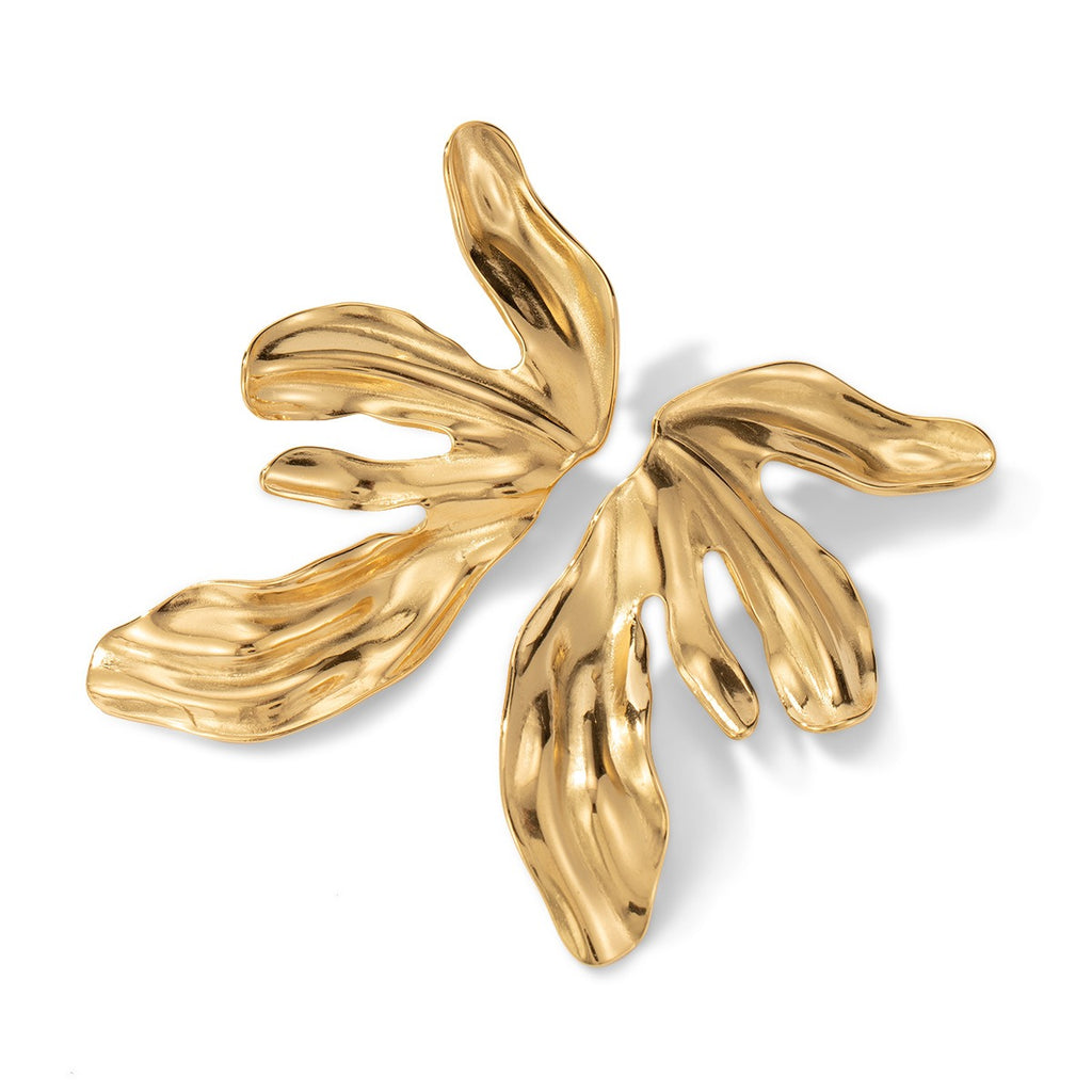 Fashionable personalized petal earrings