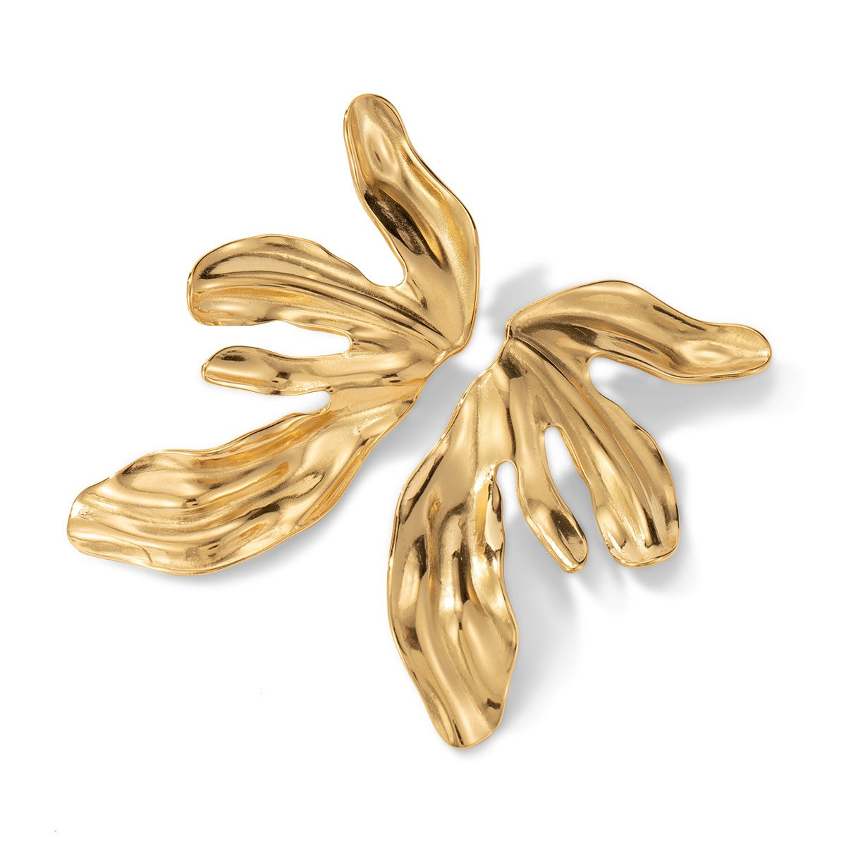Fashionable personalized petal earrings