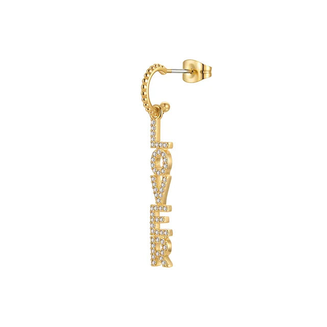 Gold Color Initial Dangle Earrings For Women Letter Drop Earings Set  Femme Fashion Jewelry