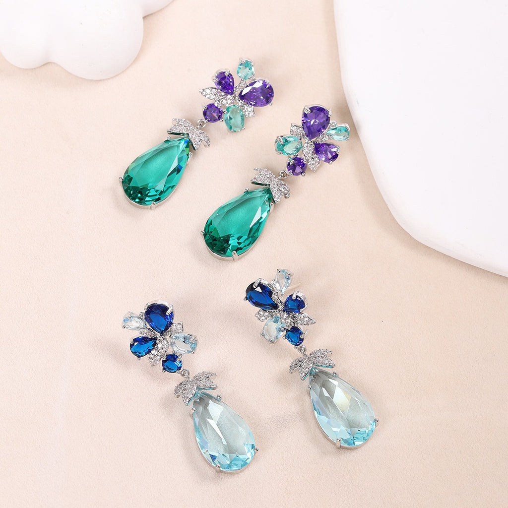 Earrings Light Luxury High Grade Water Drop Earrings