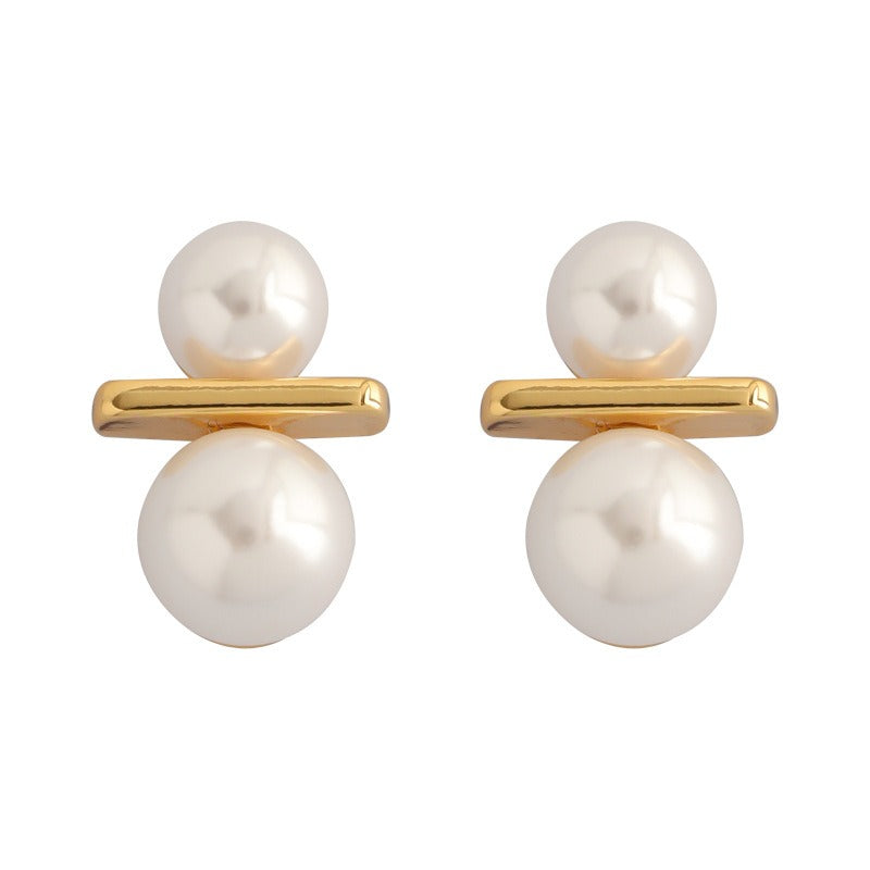 High-end niche personality versatile earrings small fragrance earrings