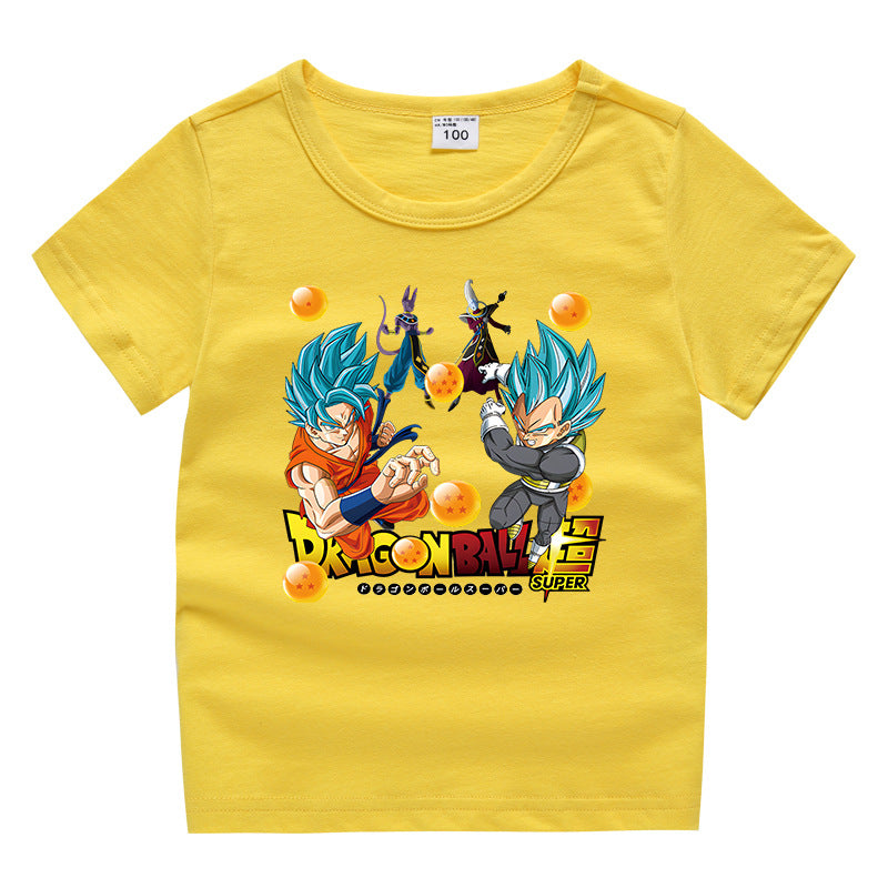 Children's summer clothing short sleeved T-shirt