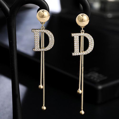 XP17 Trendy Water Drop Women Dangle Earrings Long Tassel Ear