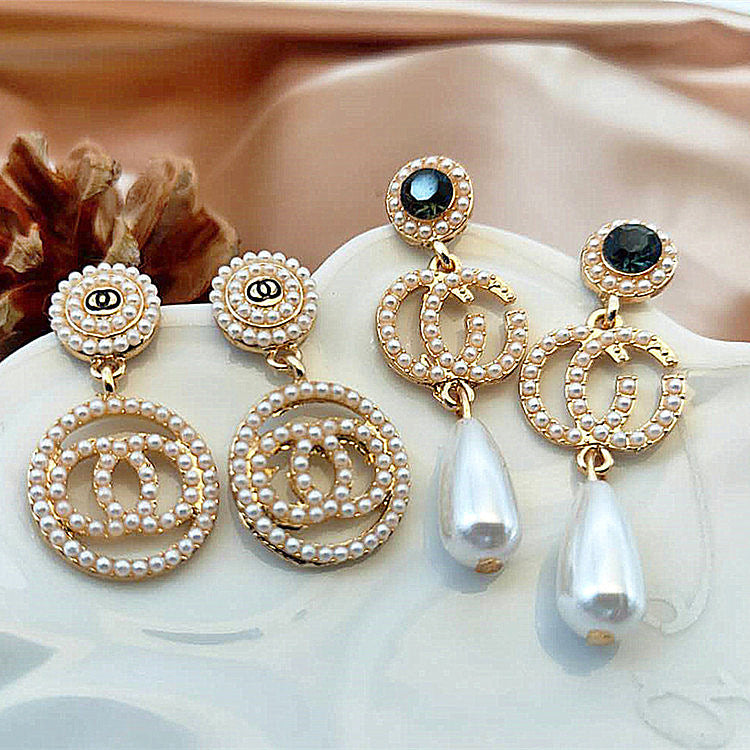 XP17 Trendy Water Drop Women Dangle Earrings Long Tassel Ear