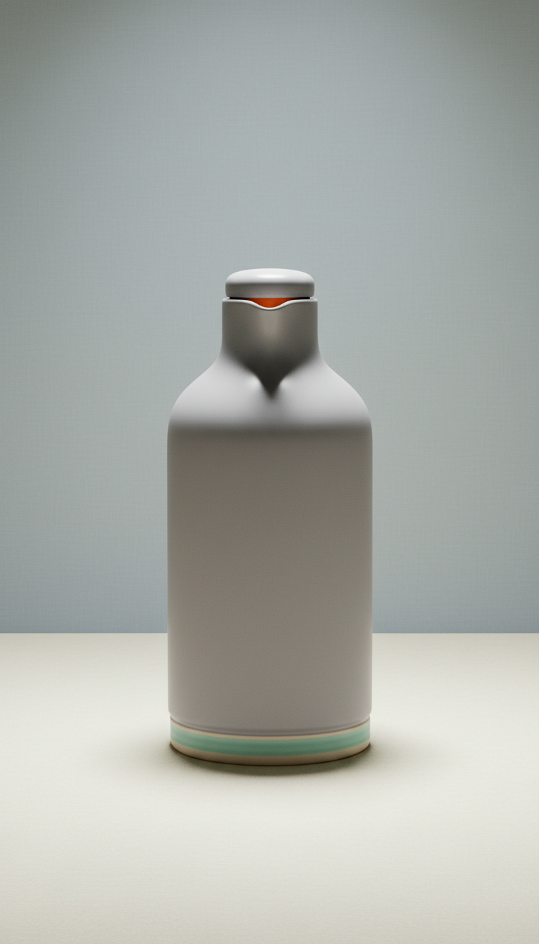 Cloud Grey Multi-Functional Ceramic Carafe